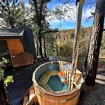 Hétvégi ház Secluded Romantic - Hot Tub & Barrel Sauna *