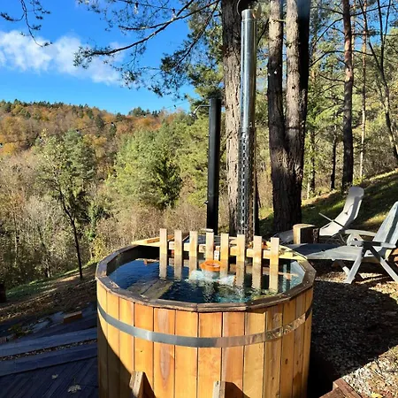 Secluded Romantic - Hot Tub & Barrel Sauna Temenica