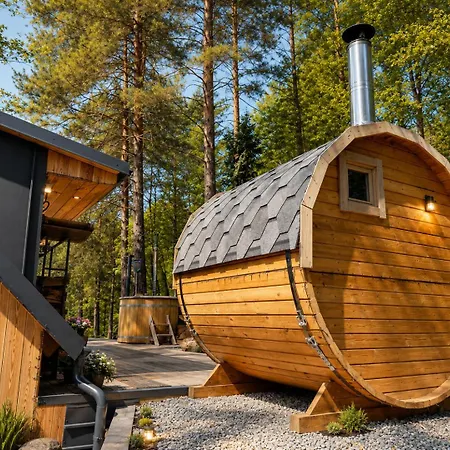 בית כפרי Secluded Romantic - Hot Tub & Barrel Sauna Temenica
